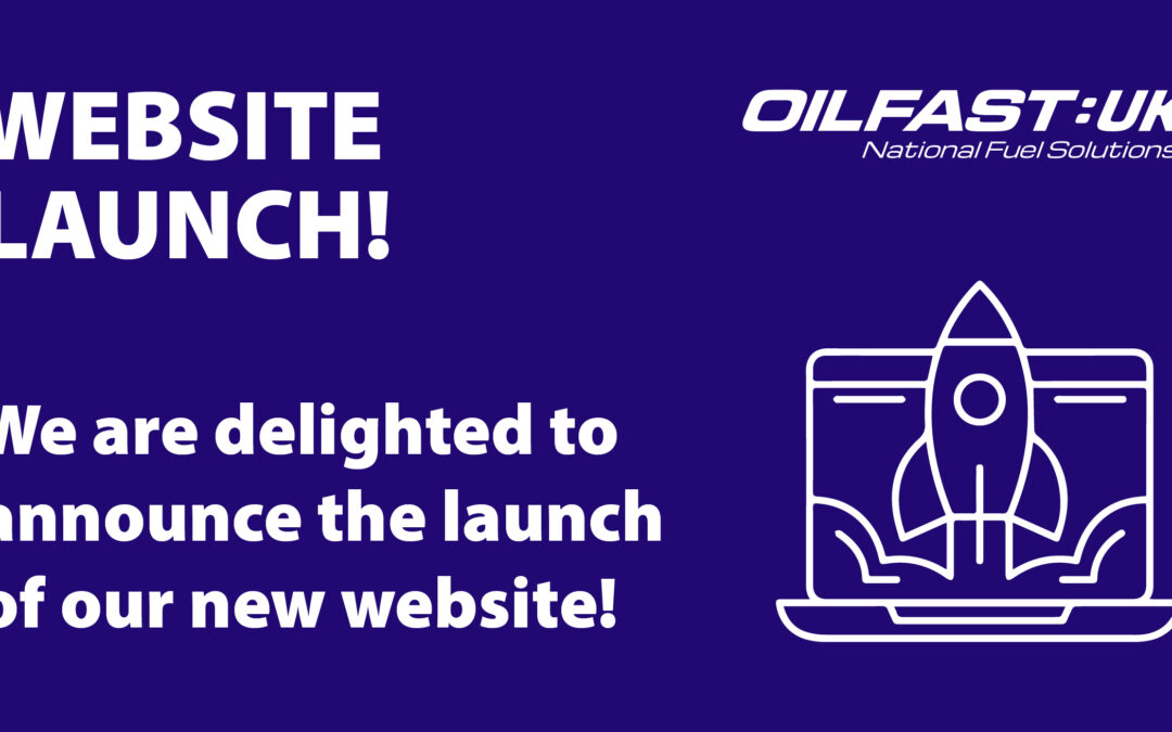 Rocket ship coming out of a laptop screen with the Oilfast UK blog and blog title beside it