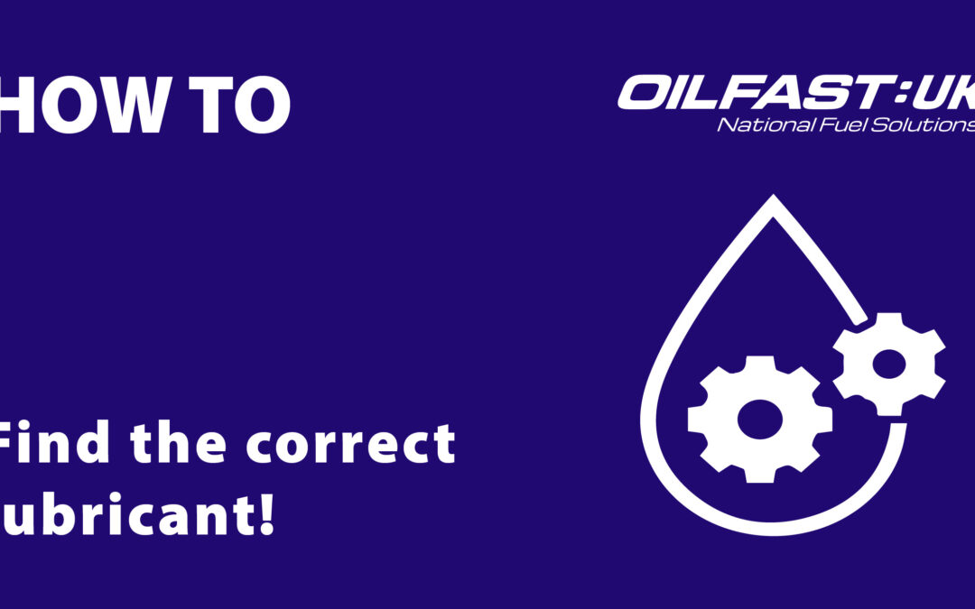 Gears in a tear drop shape beside the blog title and the Oilfast UK logo